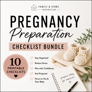 Pregnancy Preparation Checklist Bundle