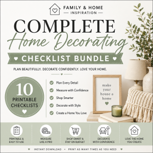 Complet Home Decorating Checklist