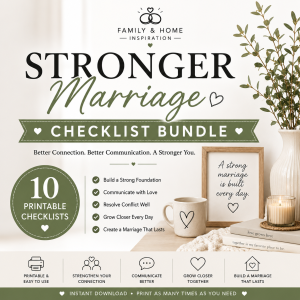 Stronger Marriage Checklist Bundle